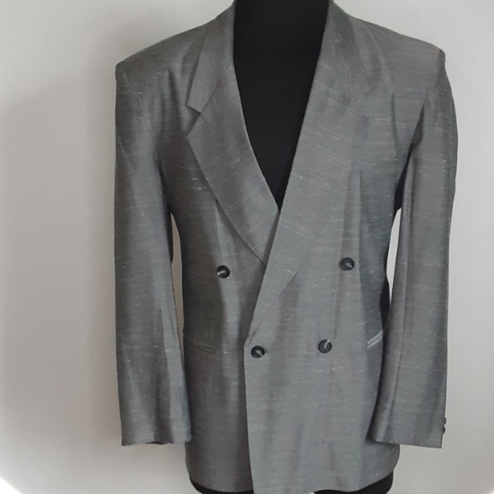 GetTheLook 80s90s power suit Jay Jacobs vtg trendy men's PNW USA Deadstock Rayon